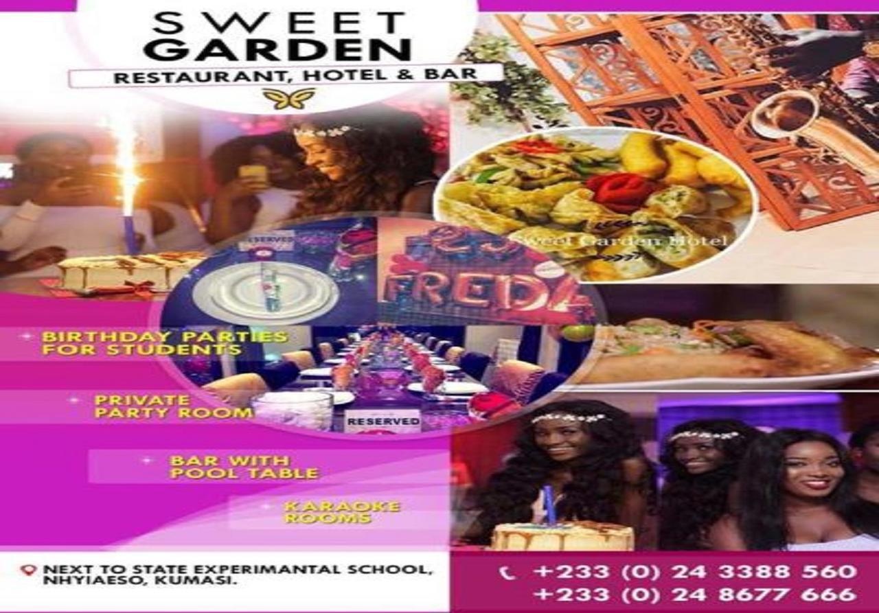 Sweet Garden Hotel Kumasi Exteriér fotografie